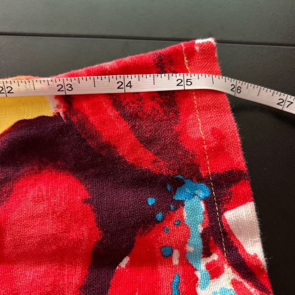 Lauren Ralph Lauren Women's Linen Floral Pants Size 18W Summer Vacation - Picture 6 of 6